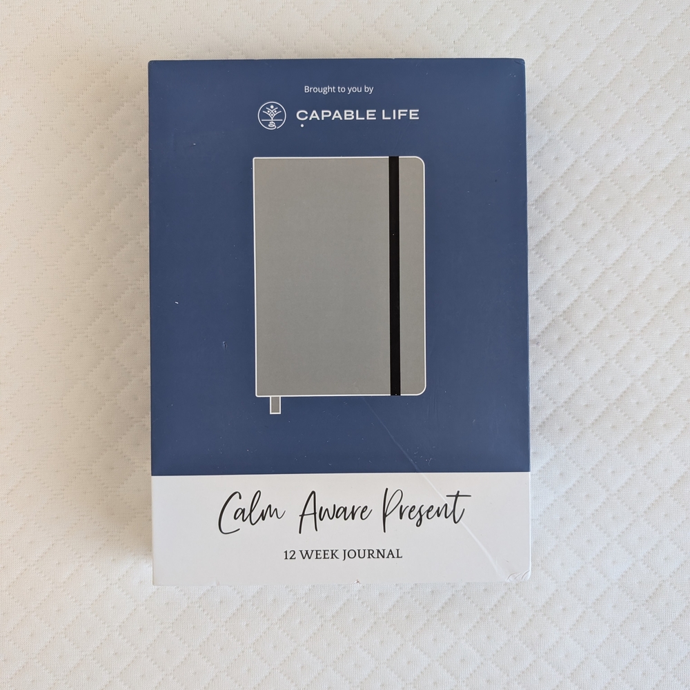 Capable Life 12 Week Journal – Calm, Aware, Present, Mindfulness, Gift